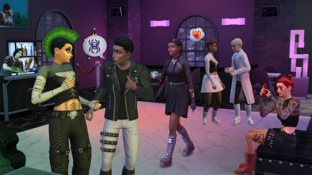 The Sims 4 Goth